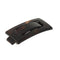 Parcelona French Buckle Rectangular Tortoise Shell Brown Celluloid Acetate Durable Fashion Styling No Slip Grip Hair Clip, Women Hair Accessories Hair Clip Barrette, Made in France Parcelona