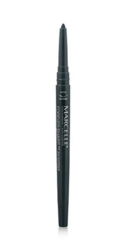 Marcelle Forever Sharp Waterproof Kohl Eyeliner, Spruce Green, Hypoallergenic and Fragrance-Free, 0;008 oz MARCELLE