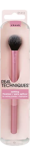 Real Techniques Professional Setting Makeup Brush, Helps Lock in Foundation and Concealer Real Techniques