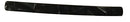 French Amie Long and Thin Large 4" Handmade Celluloid Hair Barrette Clip for Girls Automatic Strong Hold Hair Clips for Women No Slip Durable Paris Hair Accessories, Made in France (Black Nycra) French Amie