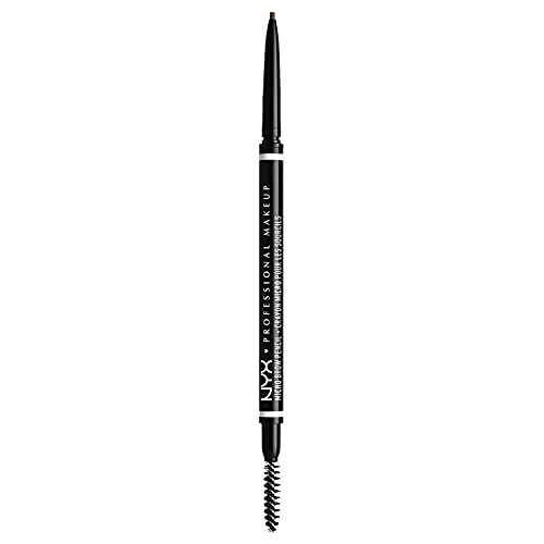 NYX PROFESSIONAL MAKEUP Micro Brow Pencil, Eyebrow Pencil - Black NYX PROFESSIONAL MAKEUP
