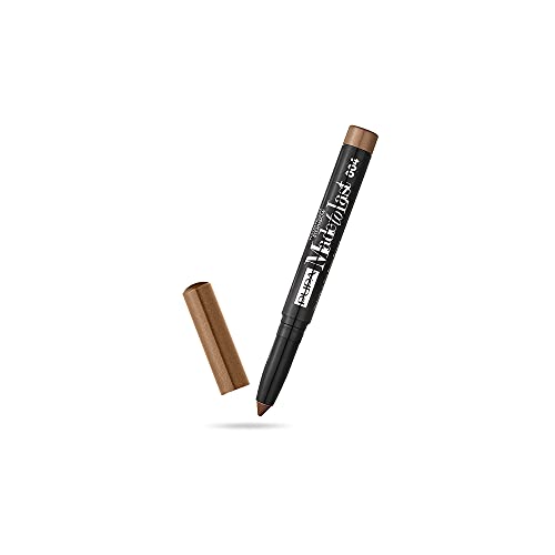 PUPA Milano Made To Last Eyeshadow - Waterproof Stick Eyeshadow - For Extreme Hold - Crease And Smudge Proof - Creamy And Lightweight Texture - Film Forming Ingredients - 004 Golden Brown - 0.049 Oz (I0111907) PUPA Milano