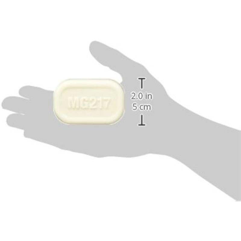 MG217 Psoriasis Dead Sea Exfoliating Bar Soap - Dead Sea Salt, Mud, Aloe Vera, Vitamin E & Rose Geranium Oil for Psoriasis Skincare, 3.2oz Infinity Warehouse