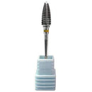 PANA Professional 3/32" Shank Size - Large Cone Silver Carbide Bit Extra Fine Grit - Nail Drill Bit for Dremel Machine PANA