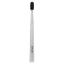 Boka Classic Toothbrush with Extra-Soft Activated-Charcoal Tapered Bristles | Bioplastic Handle | Includes Travel Cap | Dentist-Approved (White) Boka