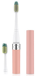 Voom Sonic Go 1 Series Battery-Operated Electric Toothbrush, Dentist Recommended, Portable Oral Care, 2 Minute Timer, Light Weight Design, Soft Dupont Nylon Bristles, Pink Voom Sonic
