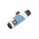 Cute Elastic Lip Balm Holder Keychain | Cool Lip Balm Sleeve for Men & Women (Fine Line) Thread Wallets