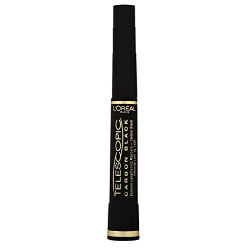 L'Oreal Paris Makeup Telescopic Original Lengthening Mascara, Carbon Black, 0.27 Fl Oz (Pack of 1) L'Oreal Paris