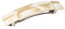 French Amie Oblong Handmade 3.5" Celluloid Automatic Hair Clip Barrette French Hair Clip for Girls Strong Hold Hair Clips for Women No Slip Durable Paris Hair Accessories, Made in France (Cream Nouget) French Amie