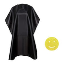 NOOA Waterproof Barber Cape - Professional Salon Cape for Men, Unisex Black Hair Cutting Cape with Adjustable Neck Size, 41.5 x 58 inches Hairdresser Cape for Hair Treatment - Cutting/Coloring/Perming NOOA