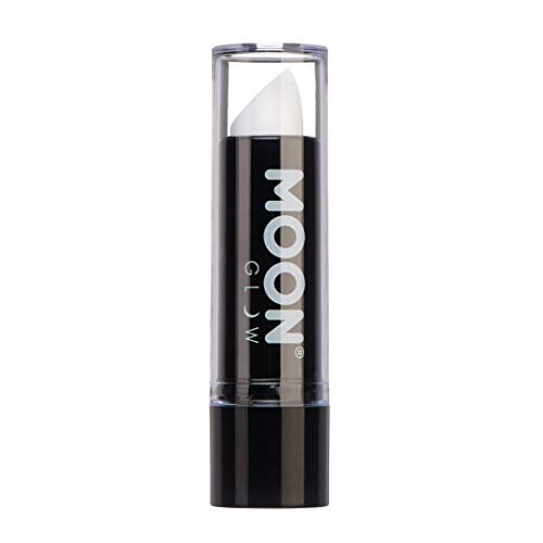 Moon Glow - Blacklight Neon UV Lipstick 0.16oz - White – Glows Brightly Under Blacklights/UV Lighting! Moon Glow