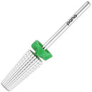 PANA Nail Carbide 5 in 1 Bit - Two Way Rotate use for Both Left and Right Handed - Fast remove Acrylic or Hard Gel - 3/32" Shank - Manicure, Nail Art, Drill Machine (Coarse - C, Silver) PANA