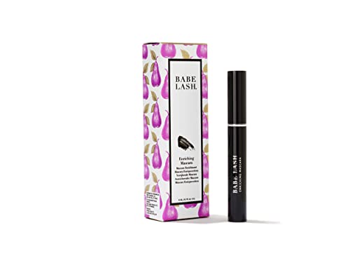 Babe Lash Enriching Mascara - Smudge Proof, Long Lasting & No Clump Formula Infused with Peptides & Herbal Extracts, Defining and Moisturizing, Black Babe Lash