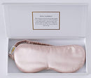 ZIMASILK 100% 22 Momme Pure Mulberry Silk Sleep Mask,Filled with 100% Mulberry Silk,Silk Wrapping Strap- Super Soft & Comfortable Sleep Eye Mask for Sleeping (Light Plum) ZIMASILK