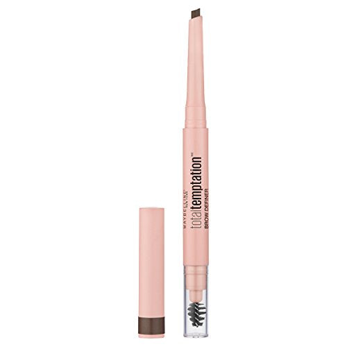 Maybelline Total Temptation Eyebrow Definer Pencil, Medium Brown, 1 Count Maybelline New York