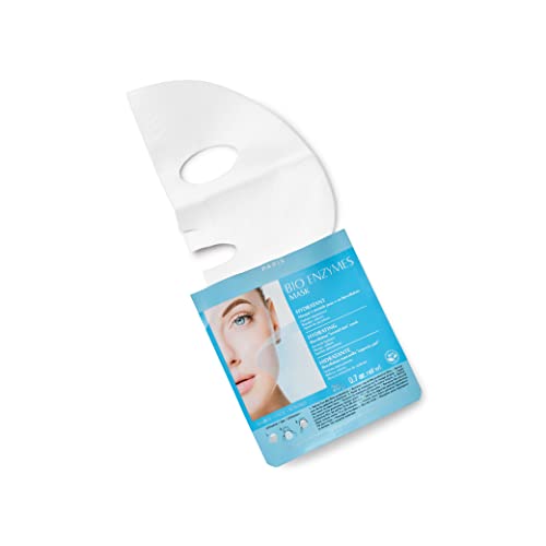 Talika Bio Enzymes Brightening Mask - Hydrating & Illuminating Face Mask - Biocellulose Regenerating Mask - Second Skin Effect Beauty Sheet Mask - 20g Talika