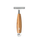 MÜHLE VIVO Olive Wood Closed Comb Safety Razor - Clean Shaving, Modern Design M MÜHLE