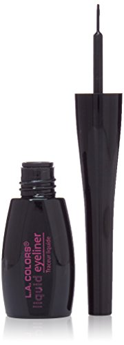 L.A. COLORS Thin Tip Liquid Liner, Black, 0.22 Ounce L.A. COLORS