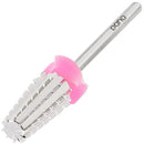 PANA Nail Carbide 5 in 1 Bit - Two Way Rotate use for Both Left and Right Handed - Fast remove Acrylic or Hard Gel - 3/32" Shank - Manicure, Nail Art, Drill Machine (Triple Coarse - 3XC, Silver) PANA