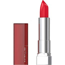 Maybelline Color Sensational Lipstick, Lip Makeup, Cream Finish, Hydrating Lipstick, Nude, Pink, Red, Plum Lip Color, Red Revolution, 0.15 oz; (Packaging May Vary) Maybelline New York
