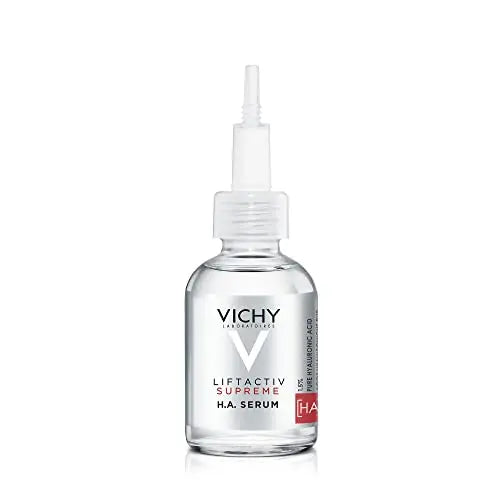 Vichy LiftActiv Supreme 1.5% Hyaluronic Acid Face Serum & Wrinkle Corrector, Anti Aging Serum For Face To Reduce Wrinkles, Plump, & Smooth, Suitable For Sensitive Skin Vichy