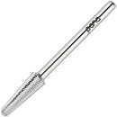 USA PANA Professional 3/32" Shank Size - Cone Shape Carbide Bit - Nail Drill Bit for Manicure Pedicure Tools Dremel Machine - Gold, Silver (Extra Fine, Silver) PANA