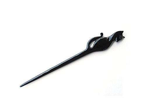 Marycrafts Black Buffalo Horn Hair Stick, Hair Accessories, Hair sticks for women Handmade 7.2" Marycrafts
