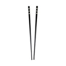 Set of 2 Hair Sticks with 3 Diamonds Chopsticks - Black Motique Accessories