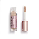 Makeup Revolution Conceal & Define Concealer, Full Coverage Makeup Concealer, Matte Finish & Long Wear, For Fair Skin Tones, Vegan, C4, 4ml Makeup Revolution