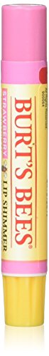 Burt's Bees Lip Shimmer Strawberry, 0.09 Ounce (Pack of 4) Burt's Bees