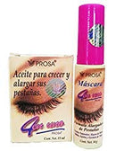 2 Pack-Prosa Mascara For Enlarging Eyelashes 1 rimel con aceite de mamey oil Enlarging Eyelashes Prosa