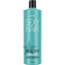 SexyHair Healthy Moisturizing Conditioner, 33.8 Oz | Moisture, Slip, Detangling, and Shine | SLS and SLES Sulfate Free | All Hair Types GREEN SexyHair