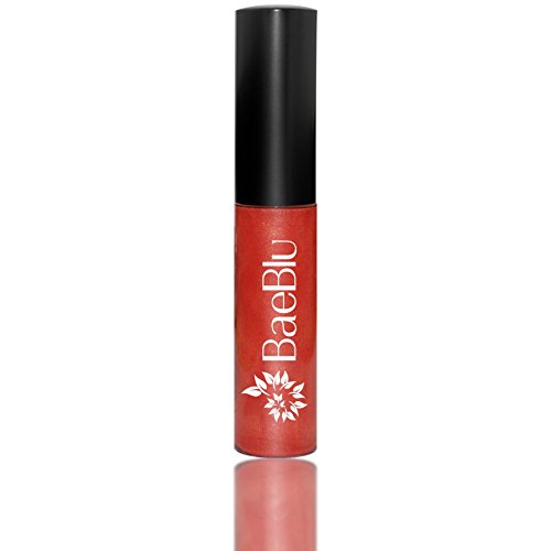 BaeBlu Organic Vegan Lip Gloss, 100% Natural Non-Toxic Moisturizing Ingredients, What a Drama Queen BaeBlu