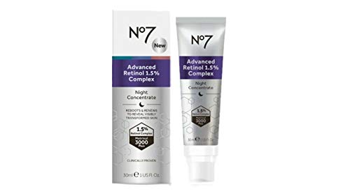 No 7 Advanced Retinol 1.5% Complex Night Concentrate Full Size 30mL No.7