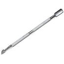 Beaute Galleria Cuticle Pusher and Spoon Nail Cleaner, Remove Excess Cuticle Residue for Fingernails and Toenails, Stainless Steel Manicure Pedicure Tool BEAUTÉ GALLERIA