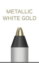 Wunder2 SUPERSTAY Makeup Eyeliner Pencil, Long Lasting Waterproof Eye Liner, 1.2 Gram, Metallic White Gold Wunder2