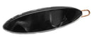 France Luxe Mini Oblong on Tige Boule Barrette - Nacro Black France Luxe