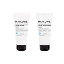 MARLOWE. No. 123 Men's Facial Moisturizer and No. 122 Men's Facial Scrub Skincare Pack | Exfoliating Face Wash and Lightweight Daily Face Cream | Suitable for Dry and Oily Skin | Natural Ingredients MARLOWE. M BLEND