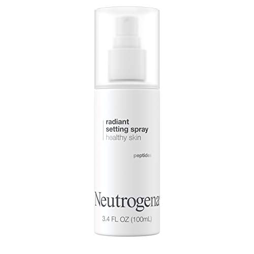 Neutrogena Healthy Skin Radiant Makeup Setting Spray, Long-Lasting, Formulated with Antioxidants & Peptides Weightless Face Setting Mist for Healthy Looking, Glowing Skin, 3.4 fl. oz Neutrogena
