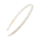 France Luxe 1/4" Ultracomfort Headband - Pavlova White France Luxe