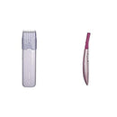 Panasonic Bikini Shaper and Trimmer for Women ES246AC, Compact, Portable Design with Adjustable Trim Settings, Battery Operated AND Panasonic Facial Hair Trimmer for Women and Eyebrow Trimmer Panasonic