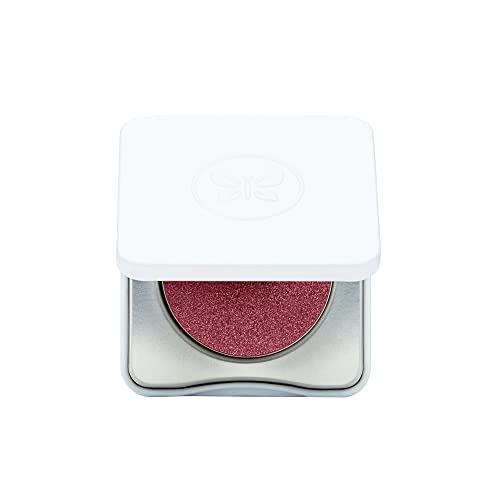 Honest Beauty Lit Powder Blush, Femme | Deep Mauve w/ Gold Shimmer | EWG Certified + Dermatologist & Physician tested & Vegan + Cruelty free| 0.14 oz. Honest Beauty