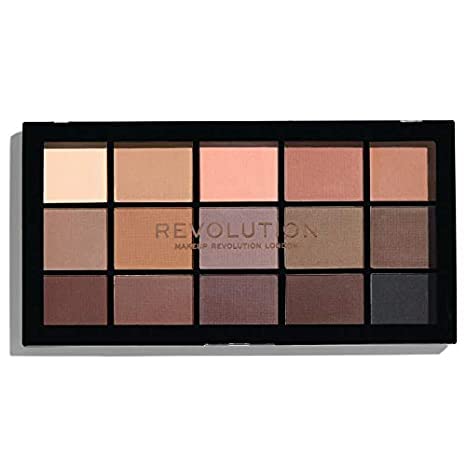 Makeup Revolution Reloaded Palette, Makeup Eyeshadow Palette, Includes 15 Shades, Lasts All Day Long, Vegan & Cruelty Free, Affection, 16.5g Makeup Revolution