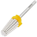 PANA Nail Carbide 5 in 1 Bit - Two Way Rotate use for Both Left and Right Handed - Fast remove Acrylic or Hard Gel - 3/32" Shank - Manicure, Nail Art, Drill Machine (Double Coarse - 2XC, Silver) PANA