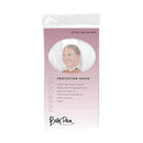 Betty Dain Makeup Protector Hood, Protects Hair and Make Up While Getting Dressed, Nylon Chiffon, Light and Airy, Triple Protection, Zipper closure, Machine Washable, White Betty Dain