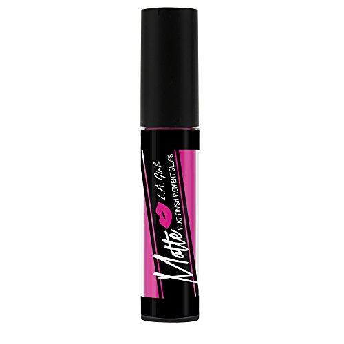 L.A. Girl Matte Flat Finish Pigment Gloss, Tulle, 0.17 Ounce L.A. Girl