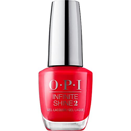 OPI Infinite Shine 2 Long-Wear Lacquer, Cajun Shrimp, Red Long-Lasting Nail Polish, 0.5 fl oz OPI