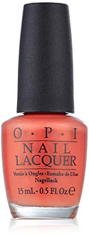 OPI Nail Lacquer, Aloha from OPI, Orange Nail Polish, Hawaii Collection, 0.5 fl oz OPI