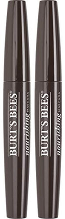 Burts Bees 100% Natural Nourishing Mascara, Classic Black - 0.4 Ounce (Pack of 2) Burt's Bees