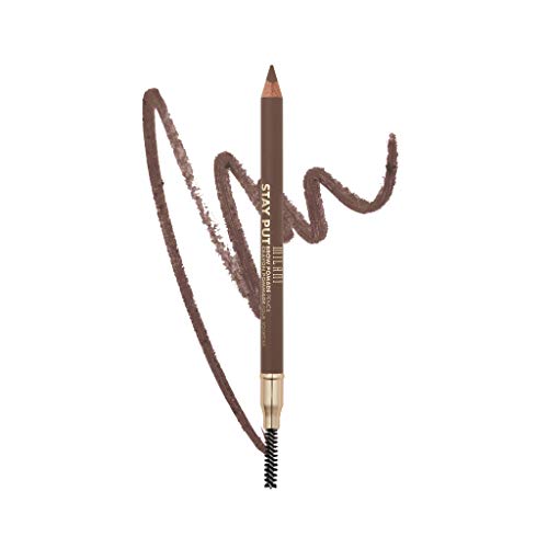 Milani Stay Put Brow Pomade Pencil - Brunette (0.03 Ounce) Vegan, Cruelty-Free Eyebrow Pencil to Fill, Shape & Define Brows Milani